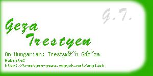 geza trestyen business card